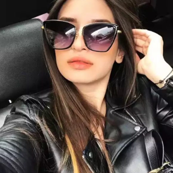 🆕 Oversized Cat Eye Sunglasses - Picture 2 of 5